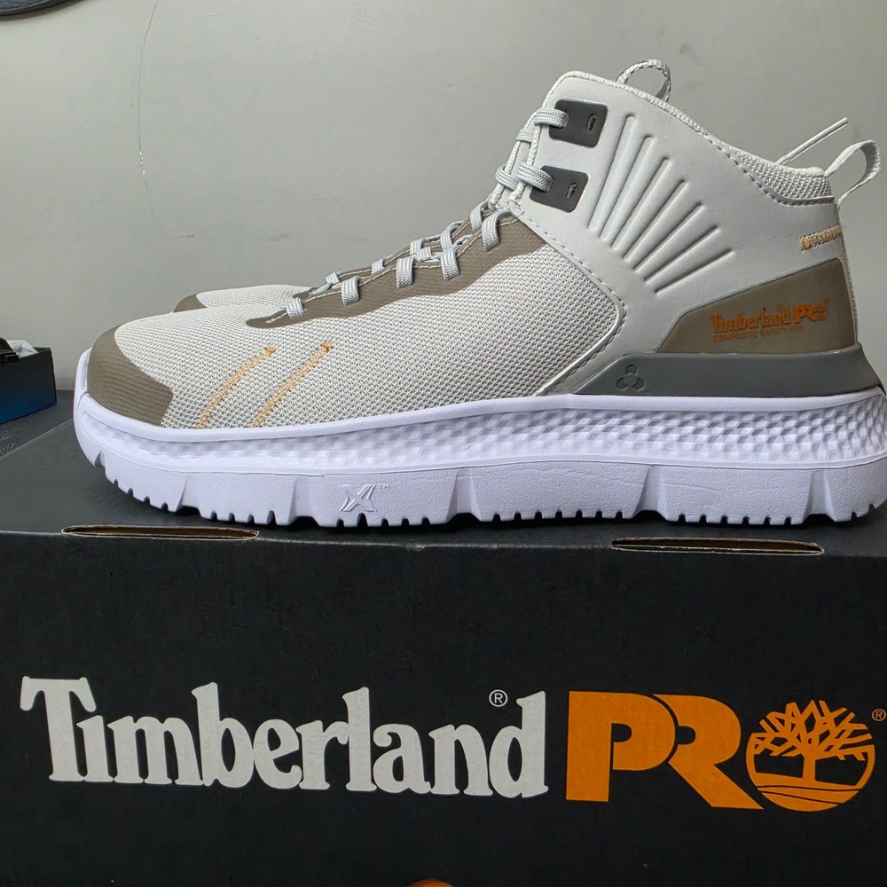Timberland PRO Setra Work Boots Womens 9.5 Grey Composite Safety Toe TB0A5UWF065